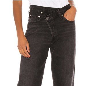 Agolde Black Criss Cross Jeans